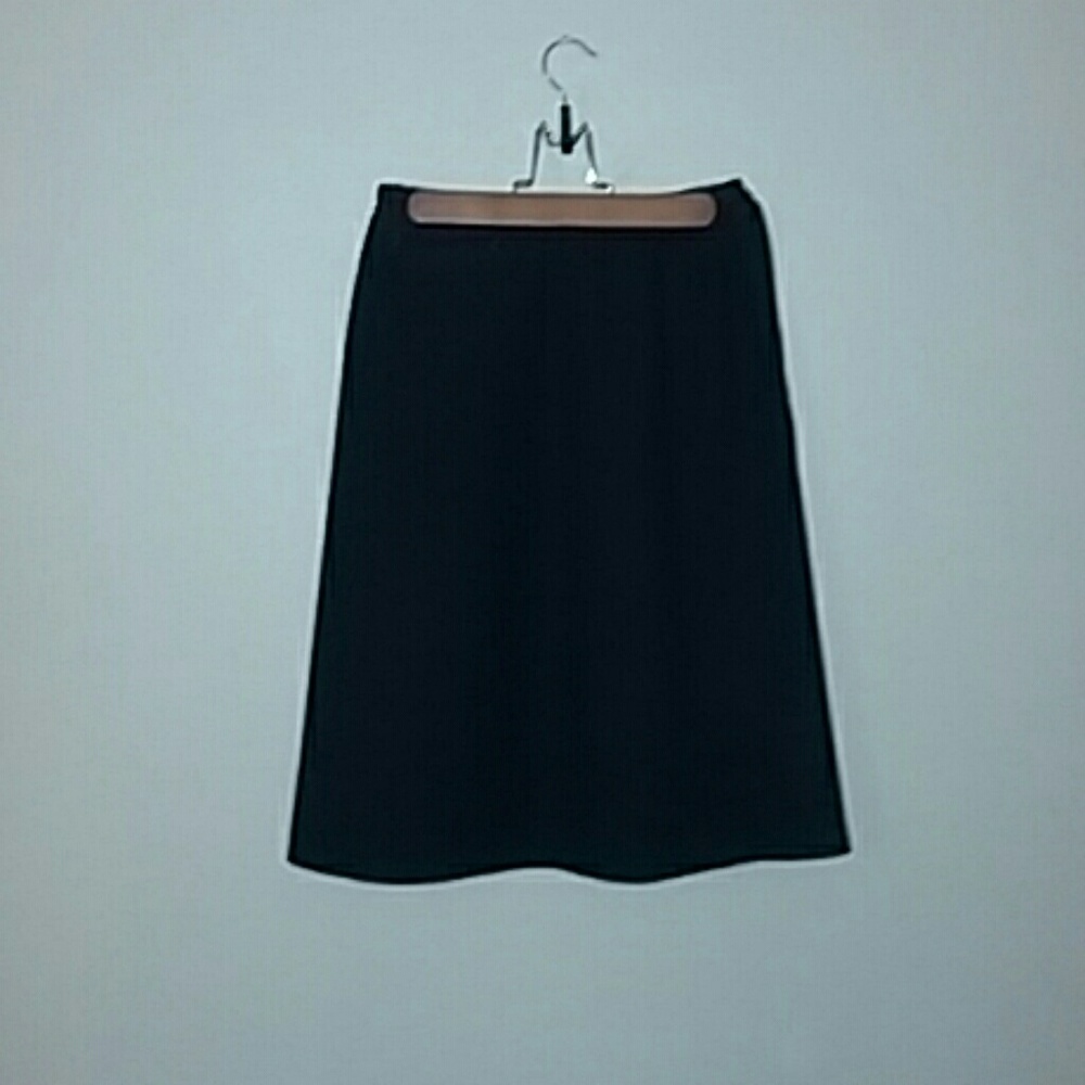 Evan Picone navy wool pencil skirt, 4P